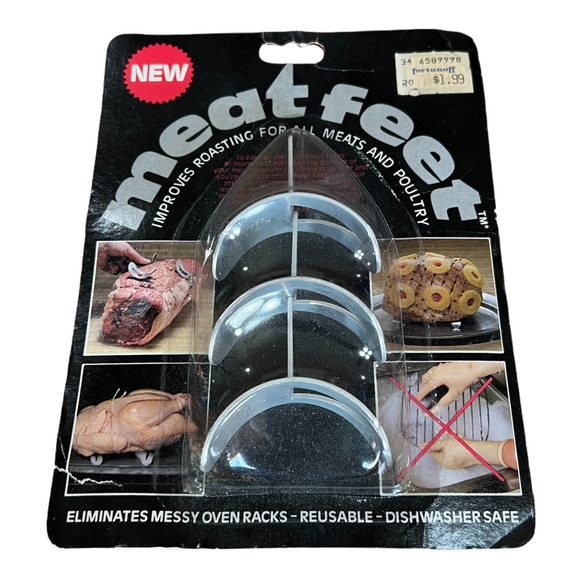 Neat Products Inc. Other - Vintage Meat Feet Roasting Rack Unique Novelty Roast Beef Turkey Holder Made USA